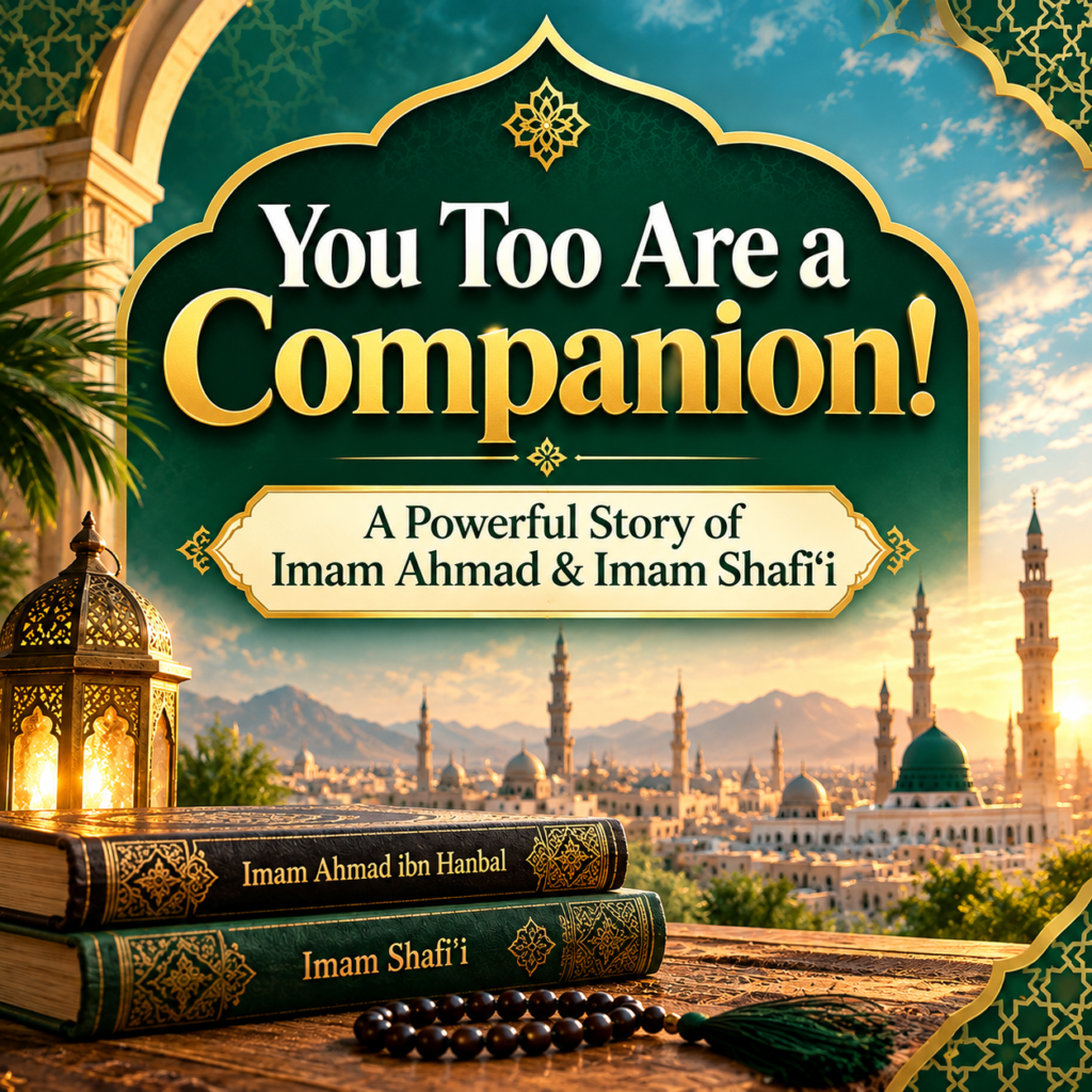 You Too Are a Companion! | A Powerful Story of Imam Ahmad & Imam Shafi‘i You Too Are a Companion! | A Powerful Story of Imam Ahmad & Imam Shafi‘i pm